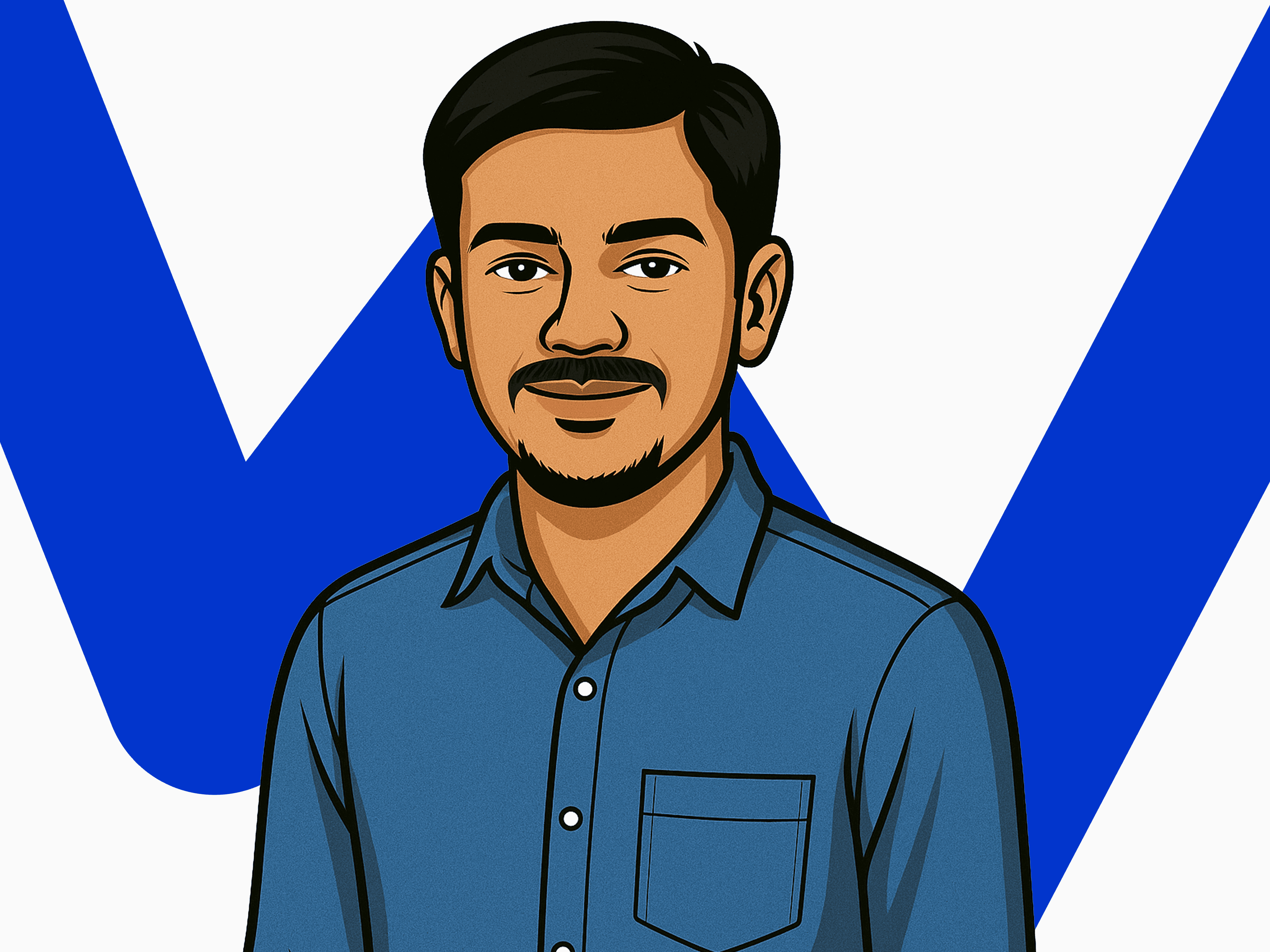 Portrait of Nivesh Raj, Director of Website Development